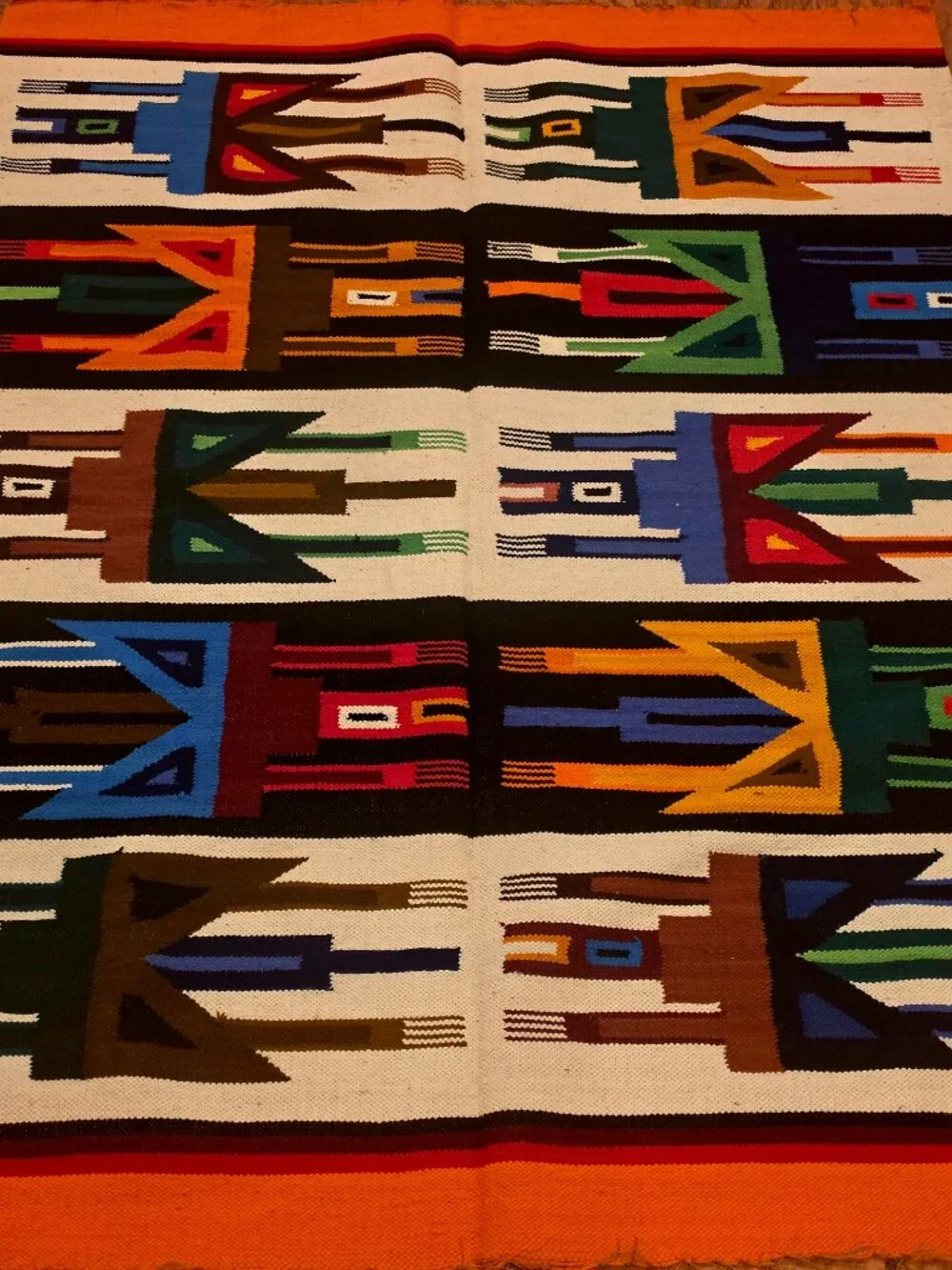 Handmade andean woven